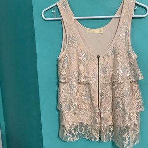 Urban Outfitters Sparkly Top - Pins And Needles